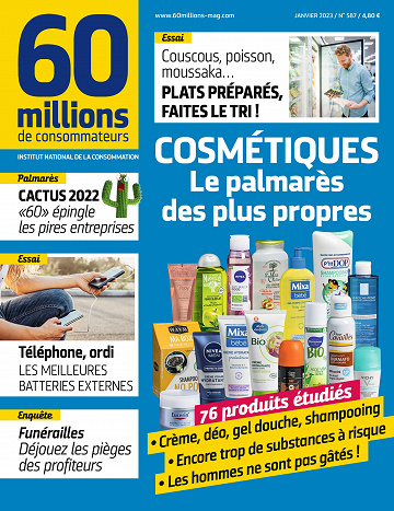 60 Millions de Consommateurs - Janvier 2023