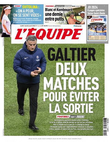 L'equipe du 4 Avril 2023