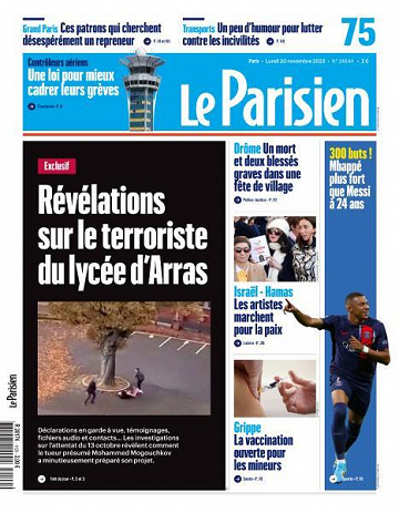 Le Parisien - 20 Novembre 2023